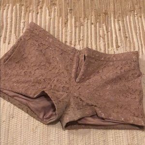 Lace shorts